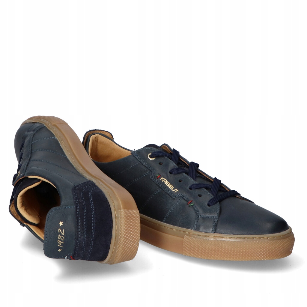 Półbuty Krisbut 5393-3-12 Granatowe lico 40 Cechy dodatkowe brak