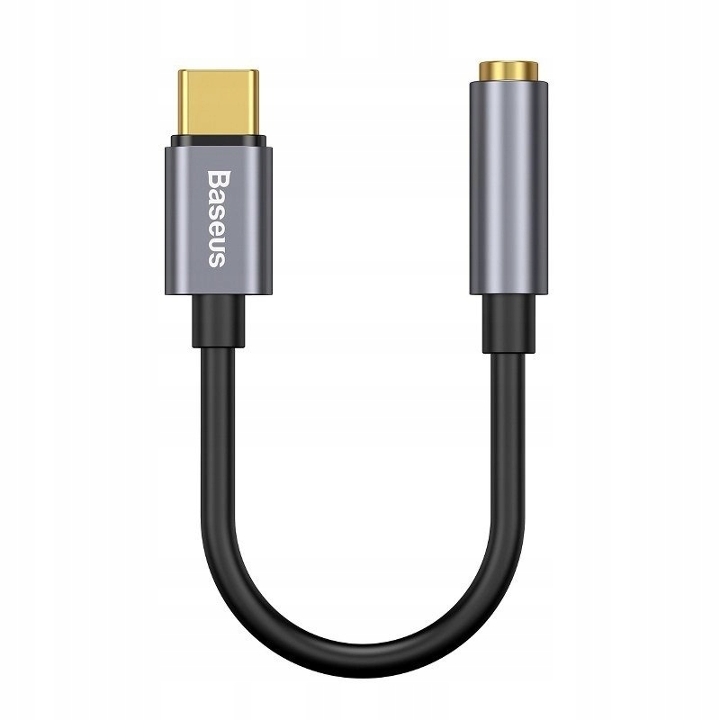 

Baseus Adapter Audio przejściówka Usb-c Mini Jack