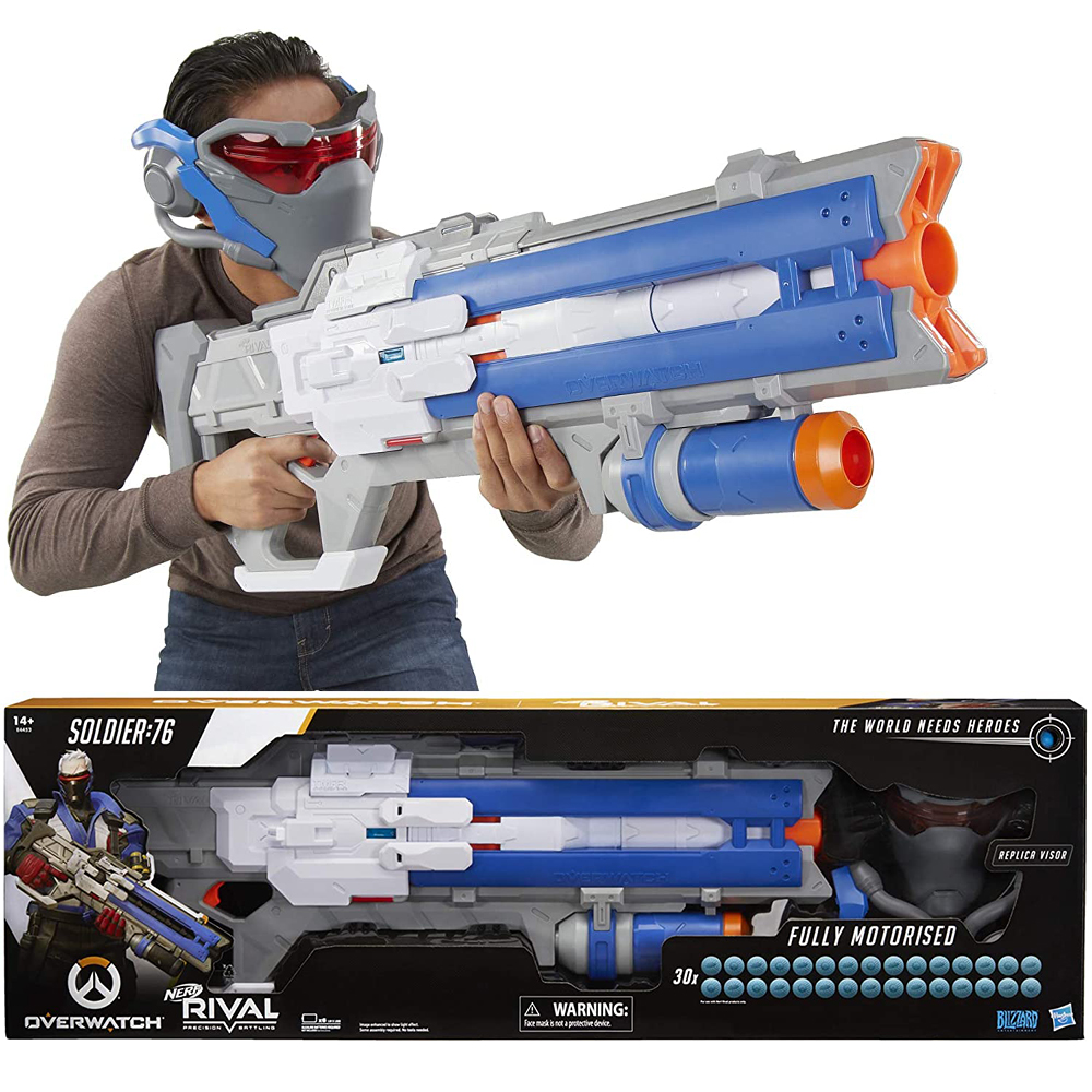 

Nerf Karabin Automatyczny Rival Soldier 76 +maska