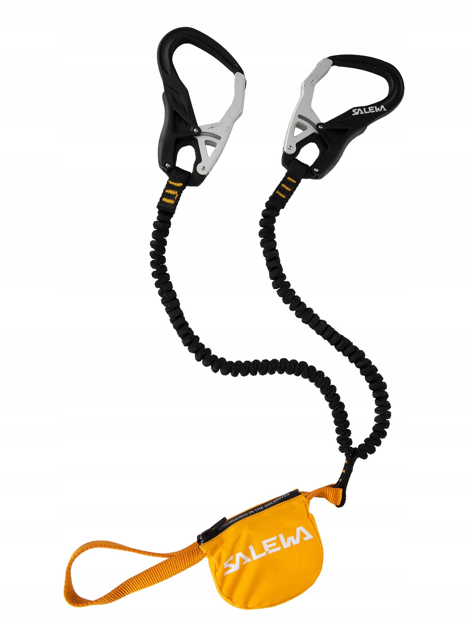 Lano na via ferrata Salewa Ergo Cora černo/žlutá