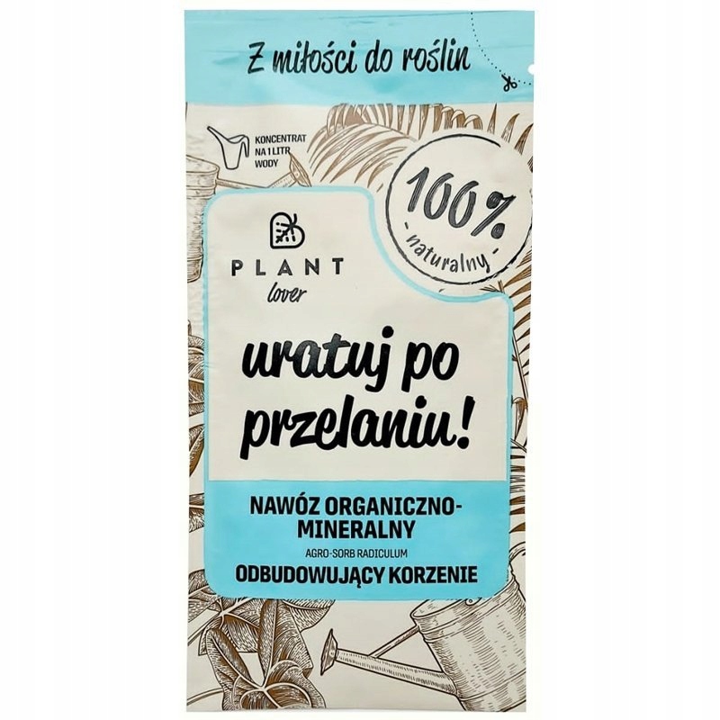 

Uratuj po przelaniu naturalny nawóz Plant Lover