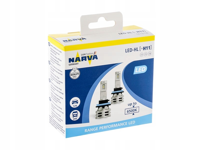 

Żarówki Led Narva Range Performance H11 12/24V 24W