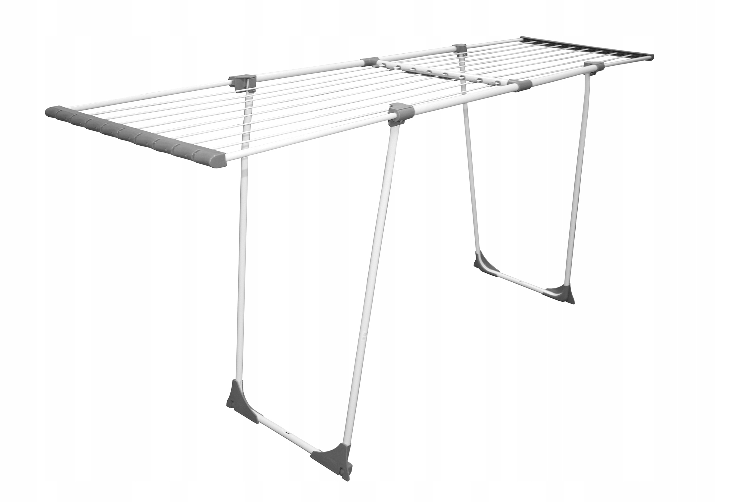 Suszarka Na Pranie ubrania stojąca duża biała składana wytrzymała mocna