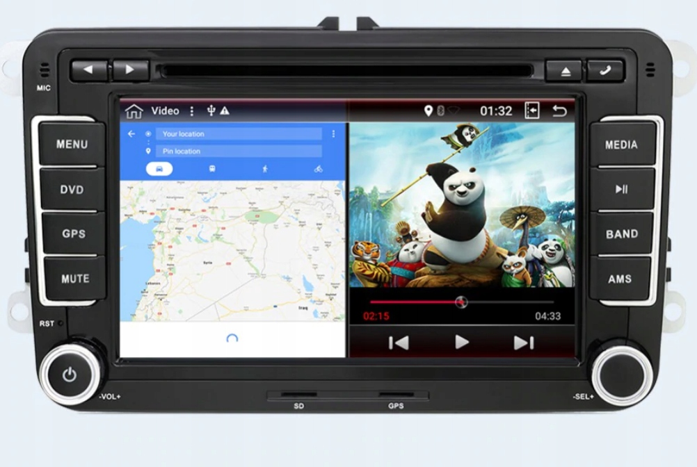 RADIO ANDROID VW PASSAT GOLF SKODA SEAT LEON 4/64 Model NAWIGACJA STACJA MULTIMEDIALNA