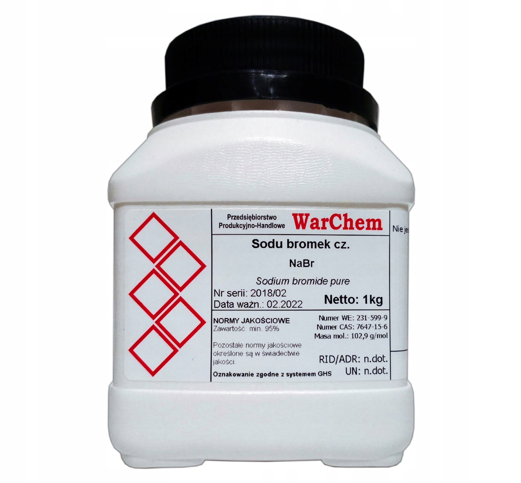 

Bromek Sodu 1kg Warchem [54357]