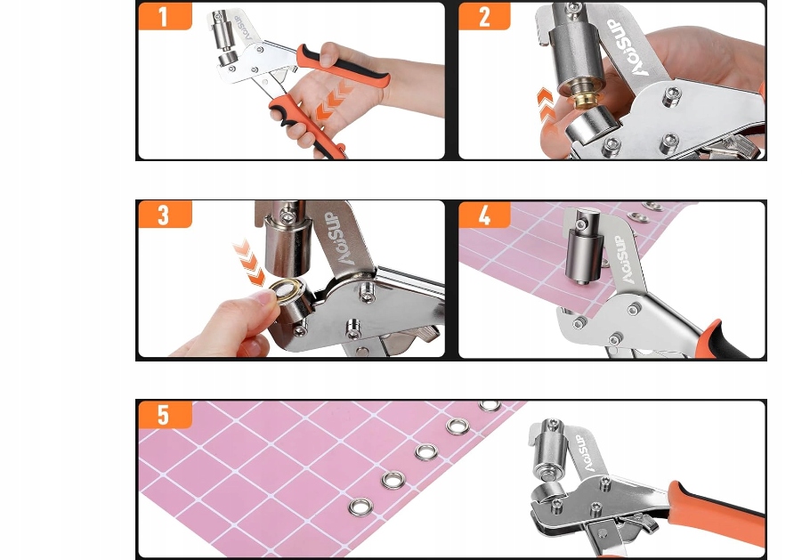 NAPOWNICA MAGNETYCZNA OCZKARKA DO BANERÓW PLANDEK OCZKOWNICA 1cm +200 OCZEK Marka inny
