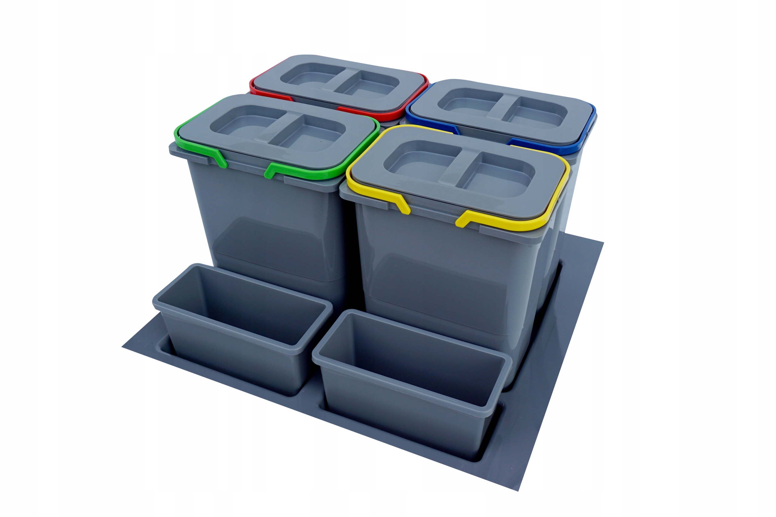 

Sortownik kosz na śmieci odpady 60cm 4x7l H-30cm