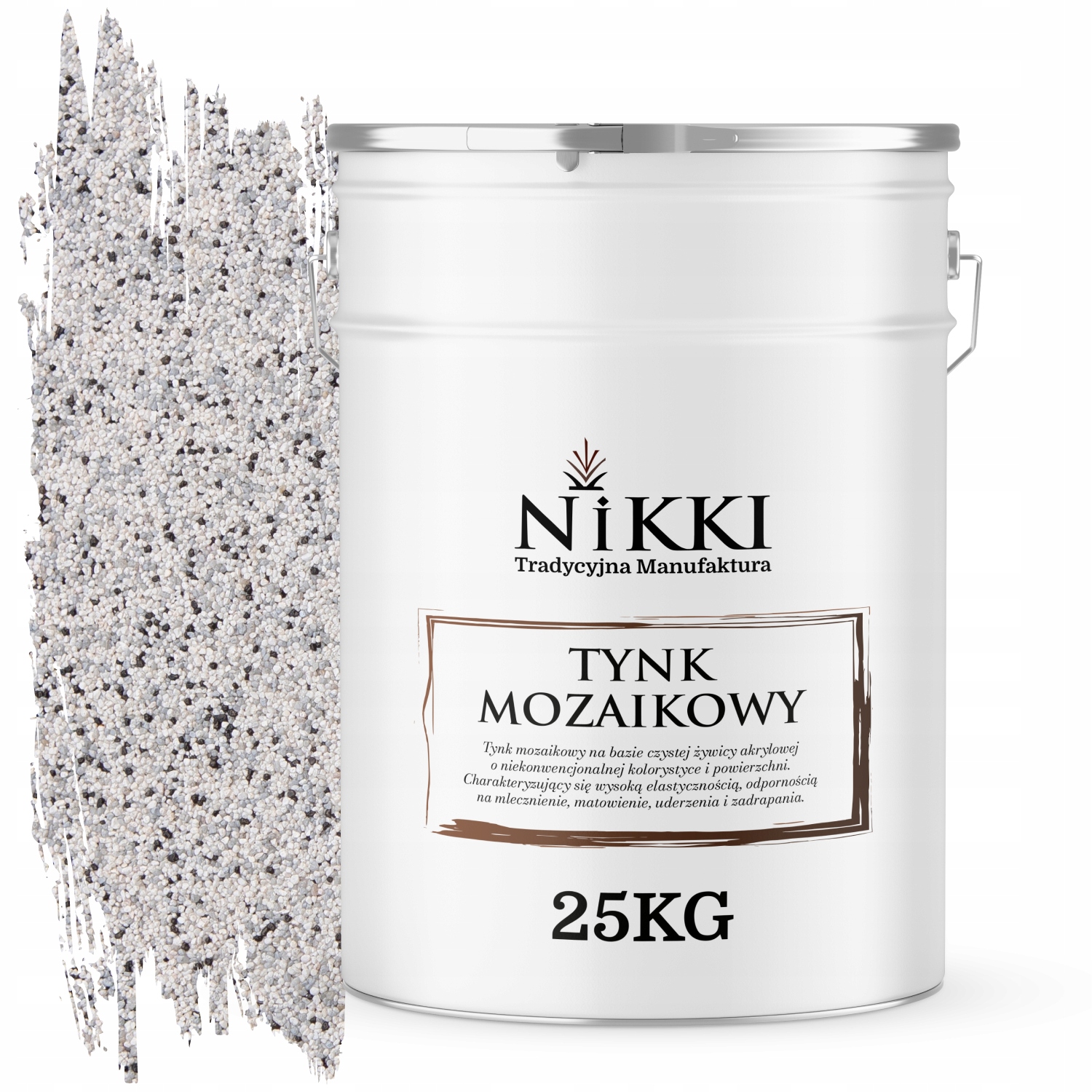 Mozaiková Omietka Živicová 25 Kg Vonkajšia Šedá Farba Svetlá M31