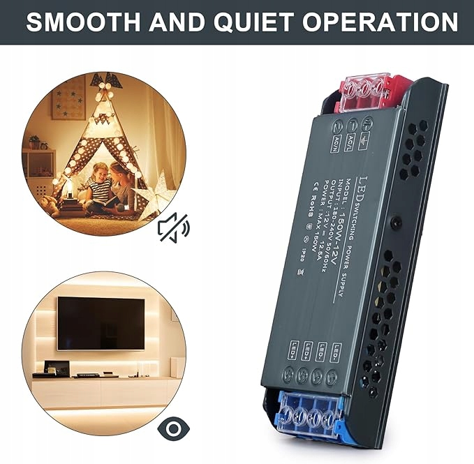 Zasilacz do LED BRIMETI 24V 200W 8.33A Moc 200 W