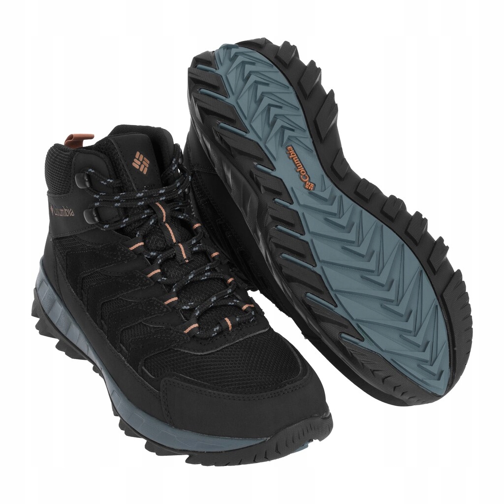 Trekové boty Columbia Strata Trail MID Waterproof Black/Owl 44