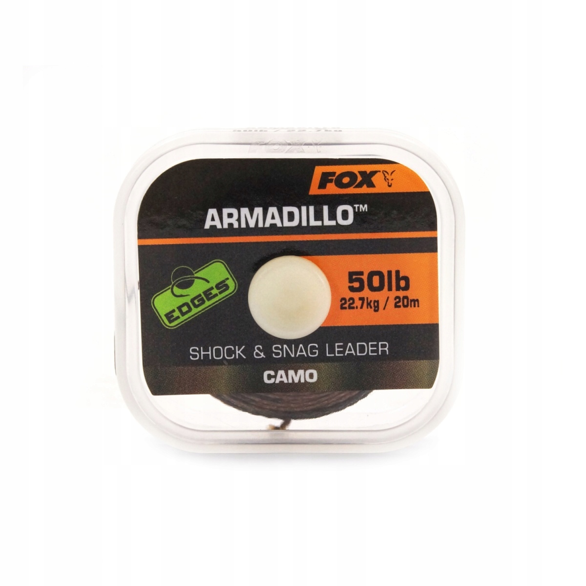 Plecionka Fox Edges Armadillo Shock & Snag LeaderCamo 50lb/20m