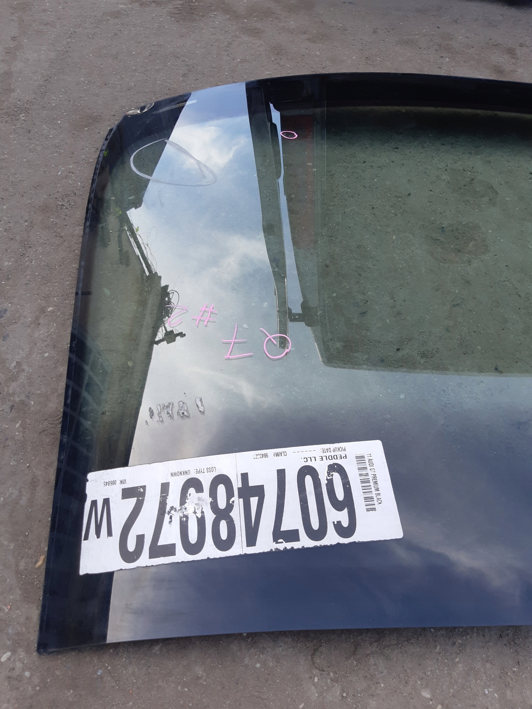 AUDI Q7 4L window iron front front