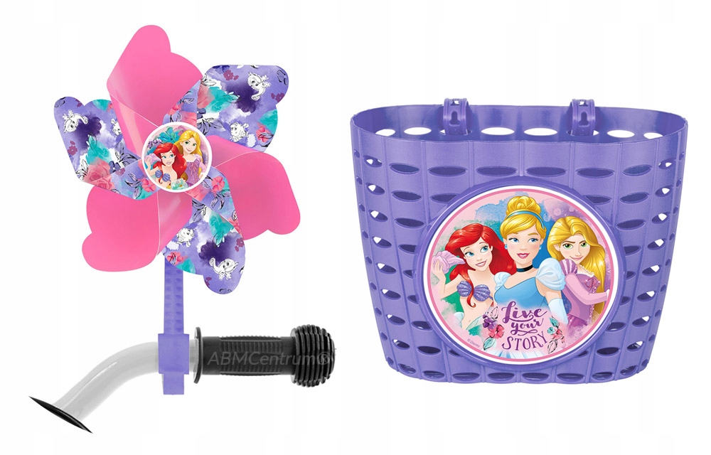 KOSZYK WIATRACZEK NA ROWER HULAJNOGĘ PRINCESS KSIĘ