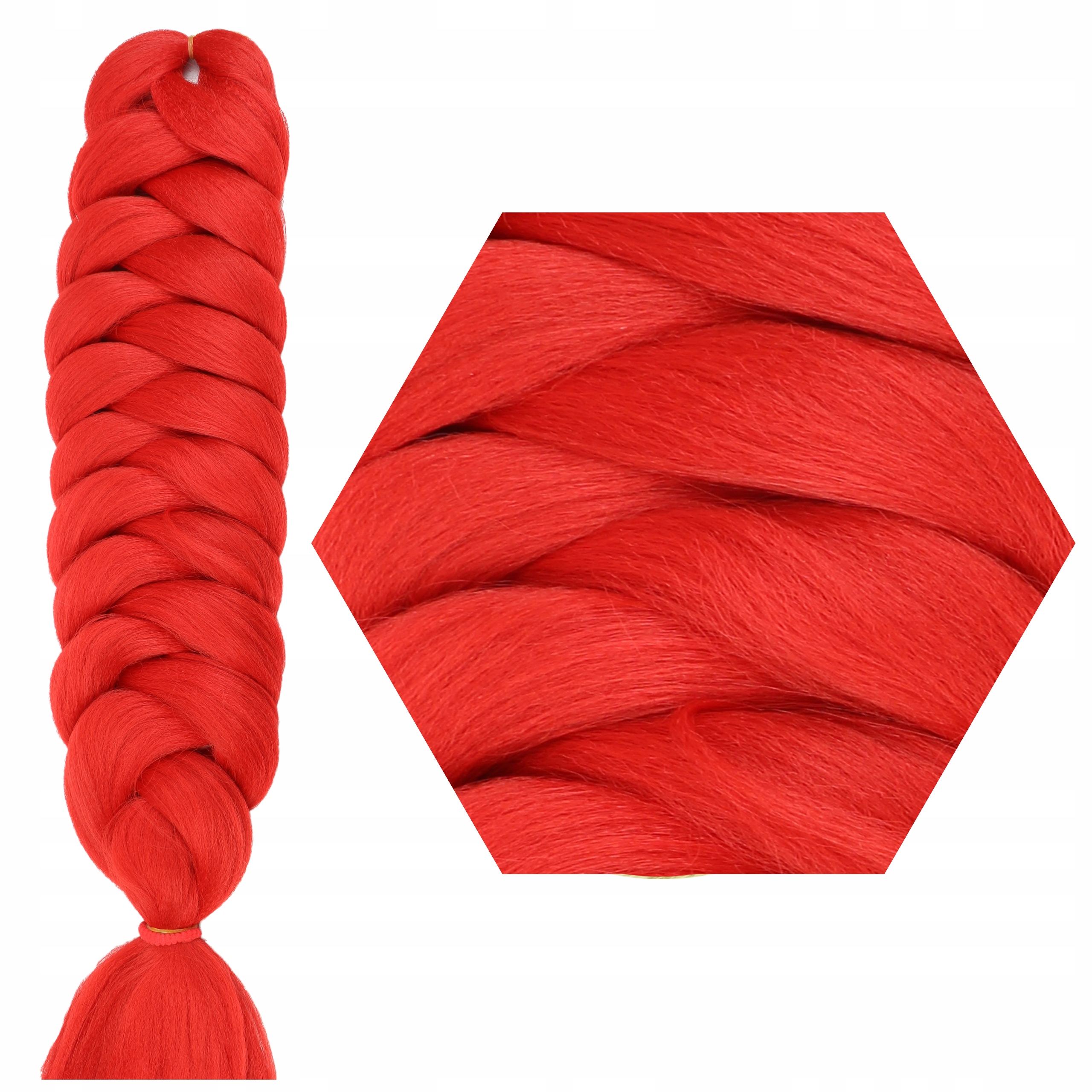 

Włosy syntetyczne Długie 200 cm warkoczyki 165g