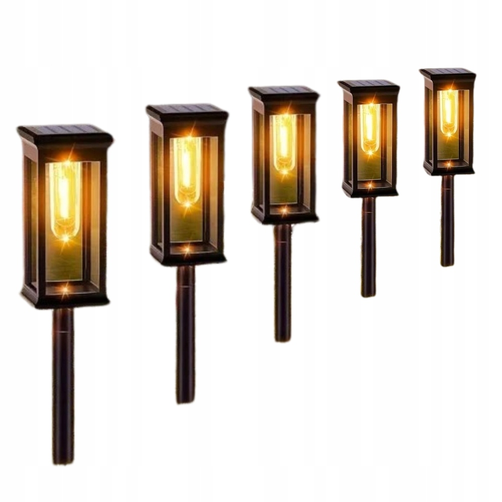 Solární lampy Sada 5 kusů zahradních lamp IP65 Led