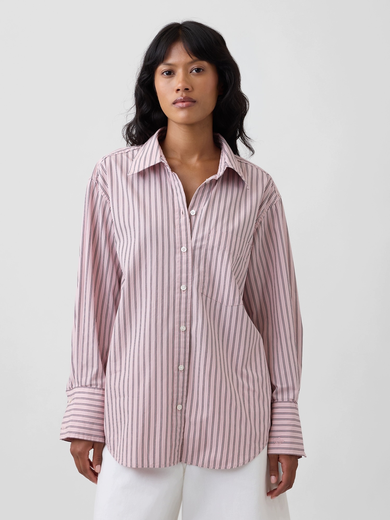 Gap Popelínová oversize košile Big Shirt