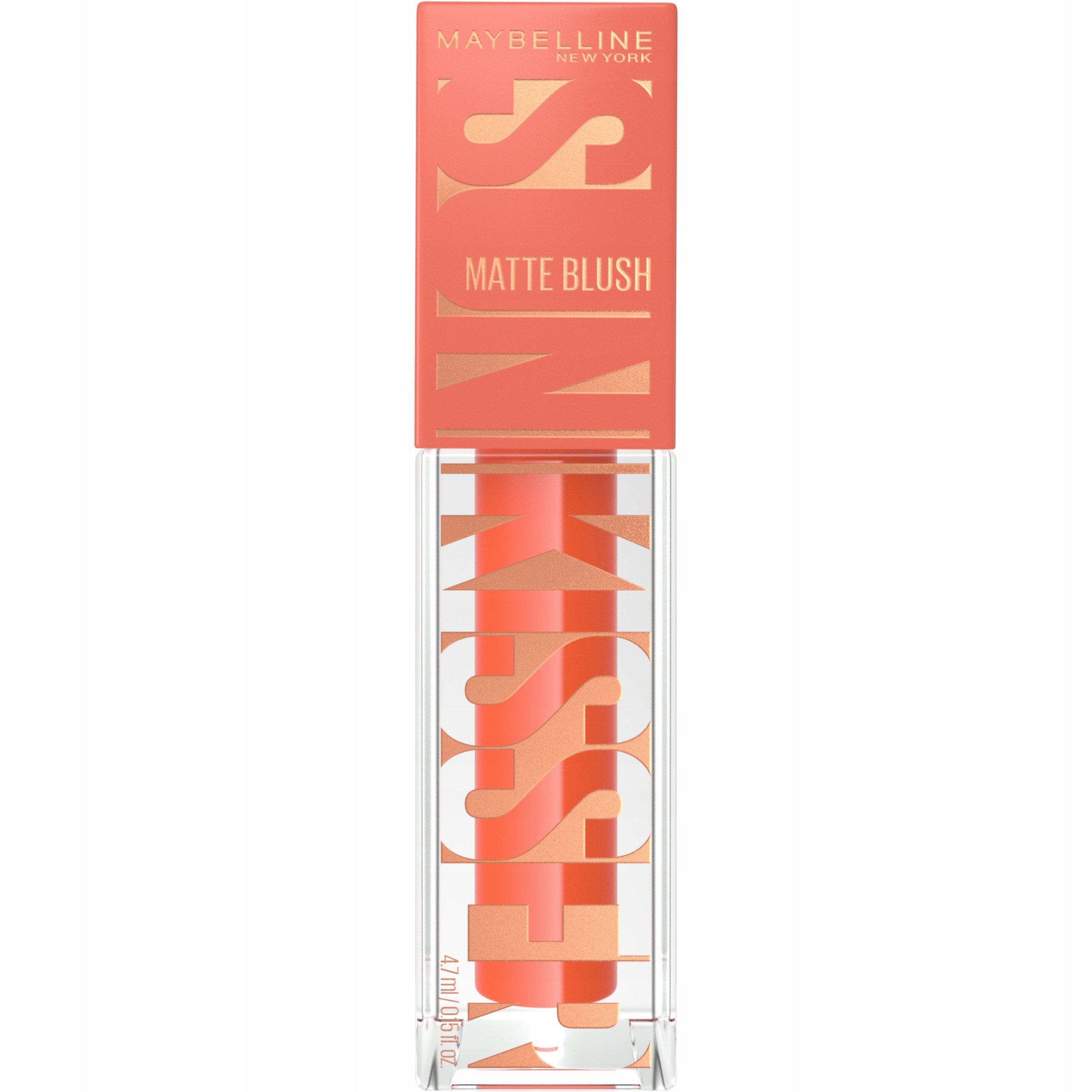 Maybelline Sunkisser Hazy Matte Růže na tváře tekutá, 34 Peachy Qu
