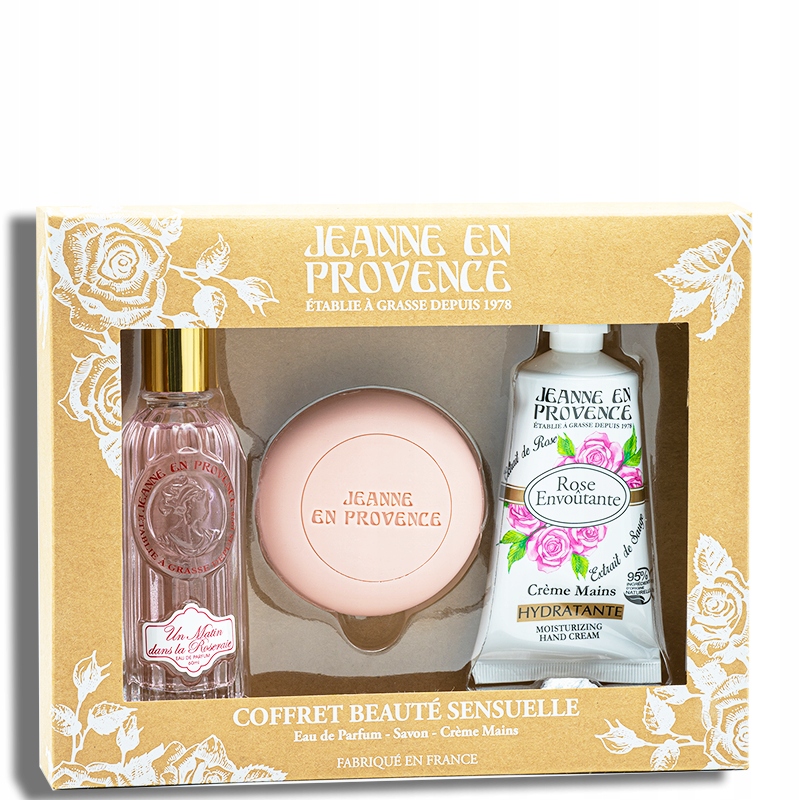 Sada kosmetických přípravků s vůní růže Jeanne en Provence