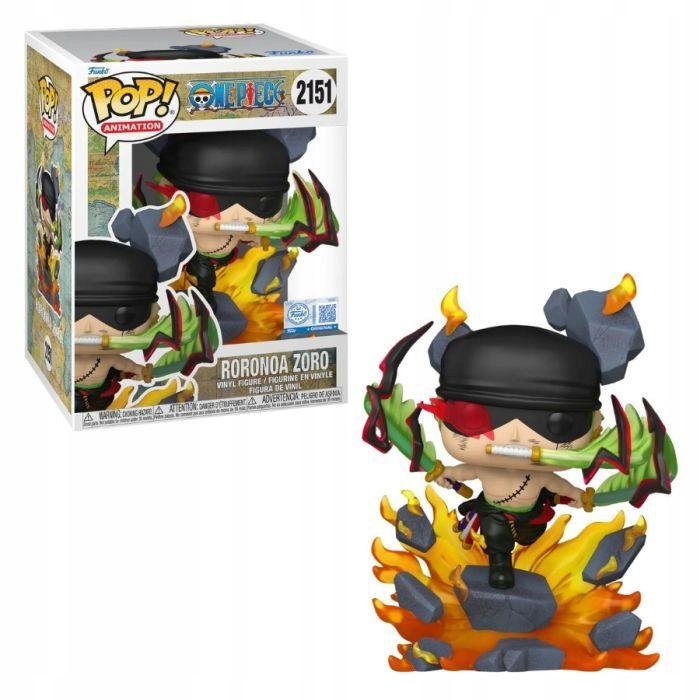 Funko Pop! Prémiová figurka One Piece – Roronoa Zoro (King of Hell) č. 2151, exkluzivní edice