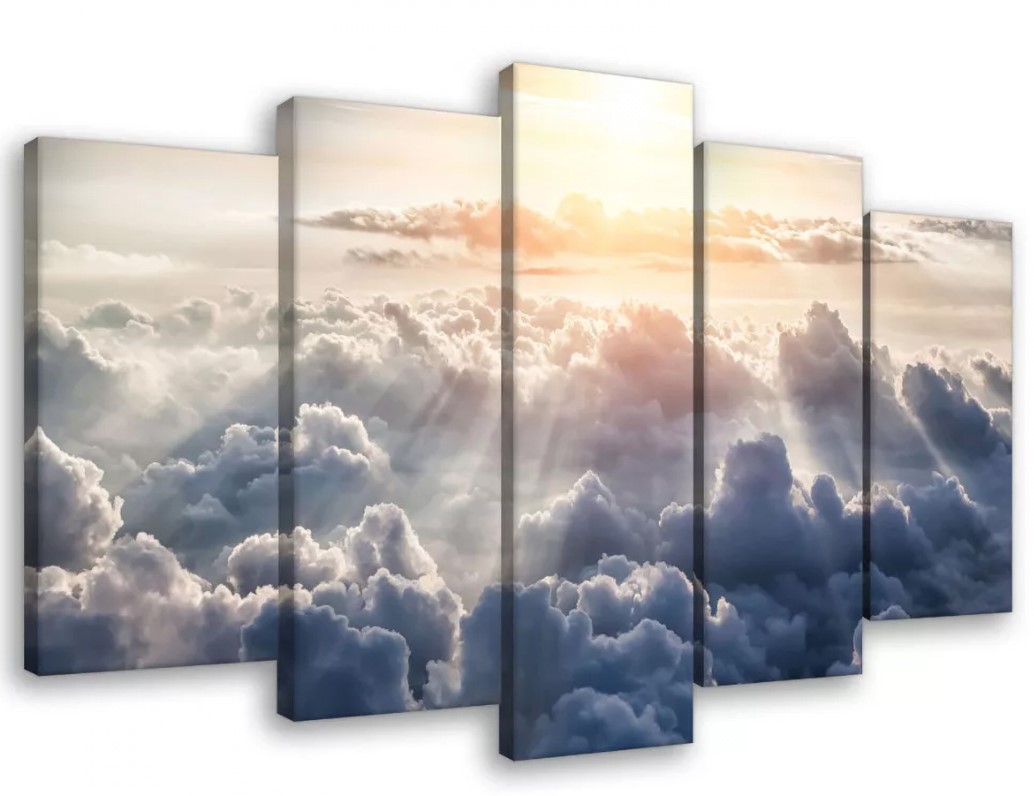 Obraz 100x60 Mraky obloha slunce světlo prostor klid sen