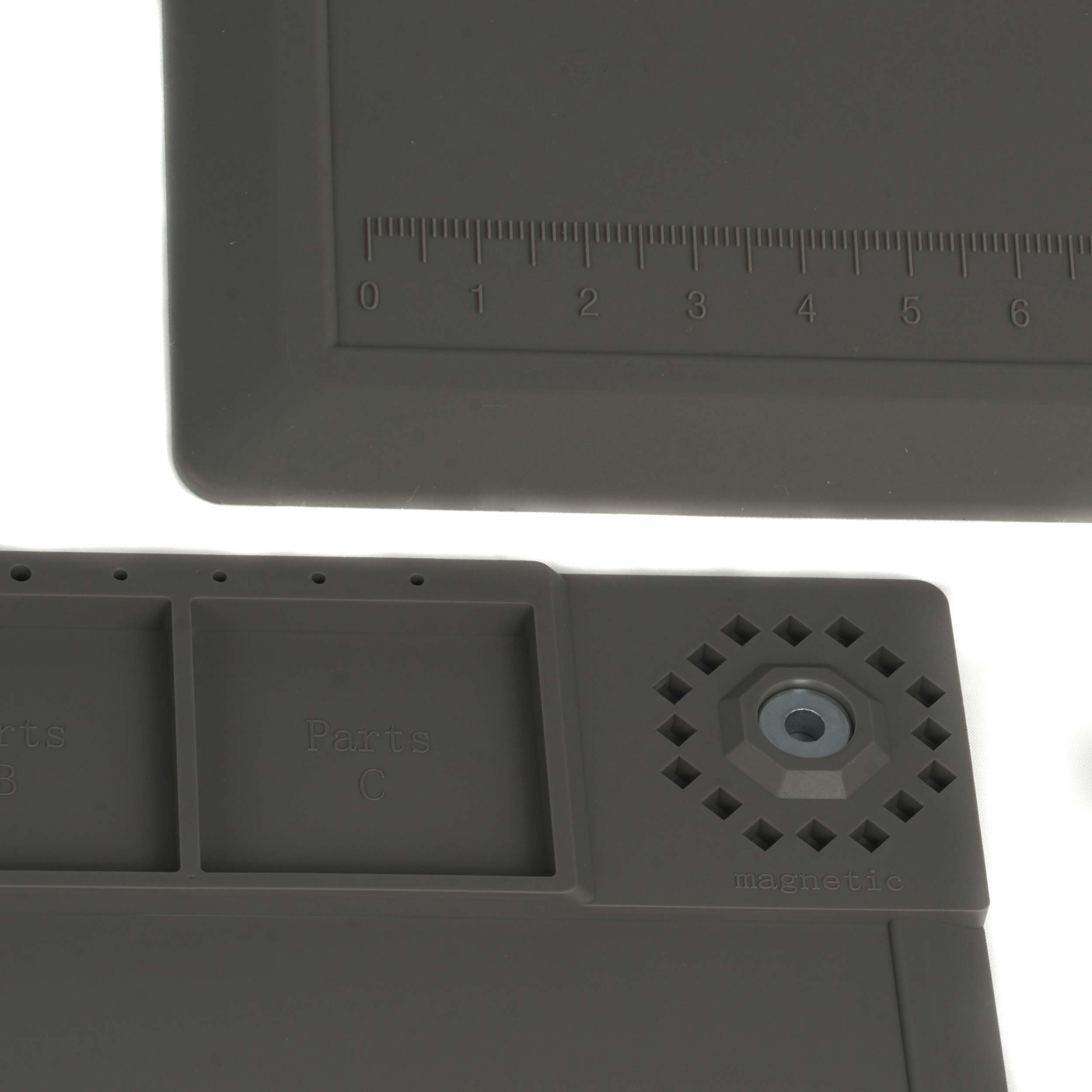 Mata serwisowa silikonowa do lutowania szara 46x31 Szerokość produktu 46 cm