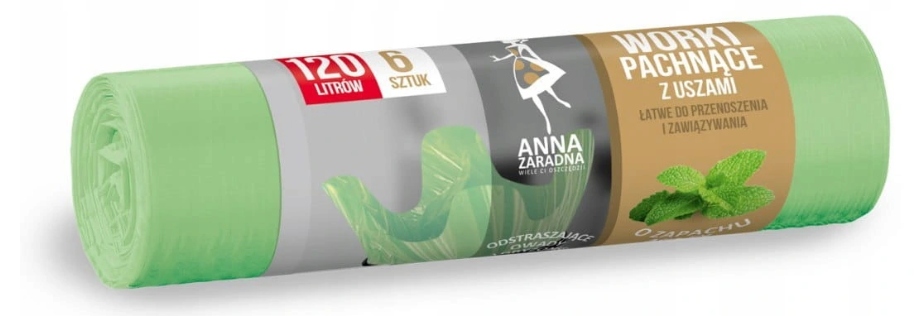 

Az Worki na Śmieci 120L 6 z Uszami Odstraszające
