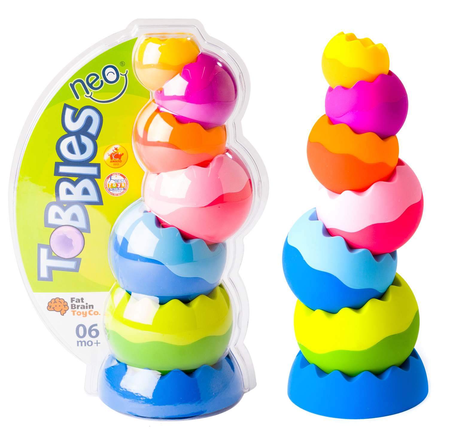 

Kule Tobbles Neo wieża, piramidka Fat Brain Toy