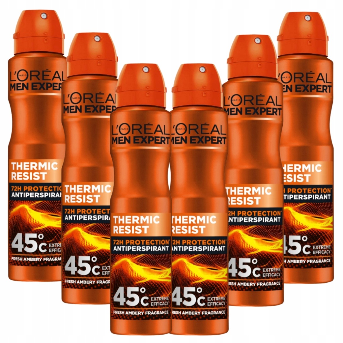 L'Oreal Men Expert Thermic Resist Antiperspirant sprej pro muže 6 x 250 ml