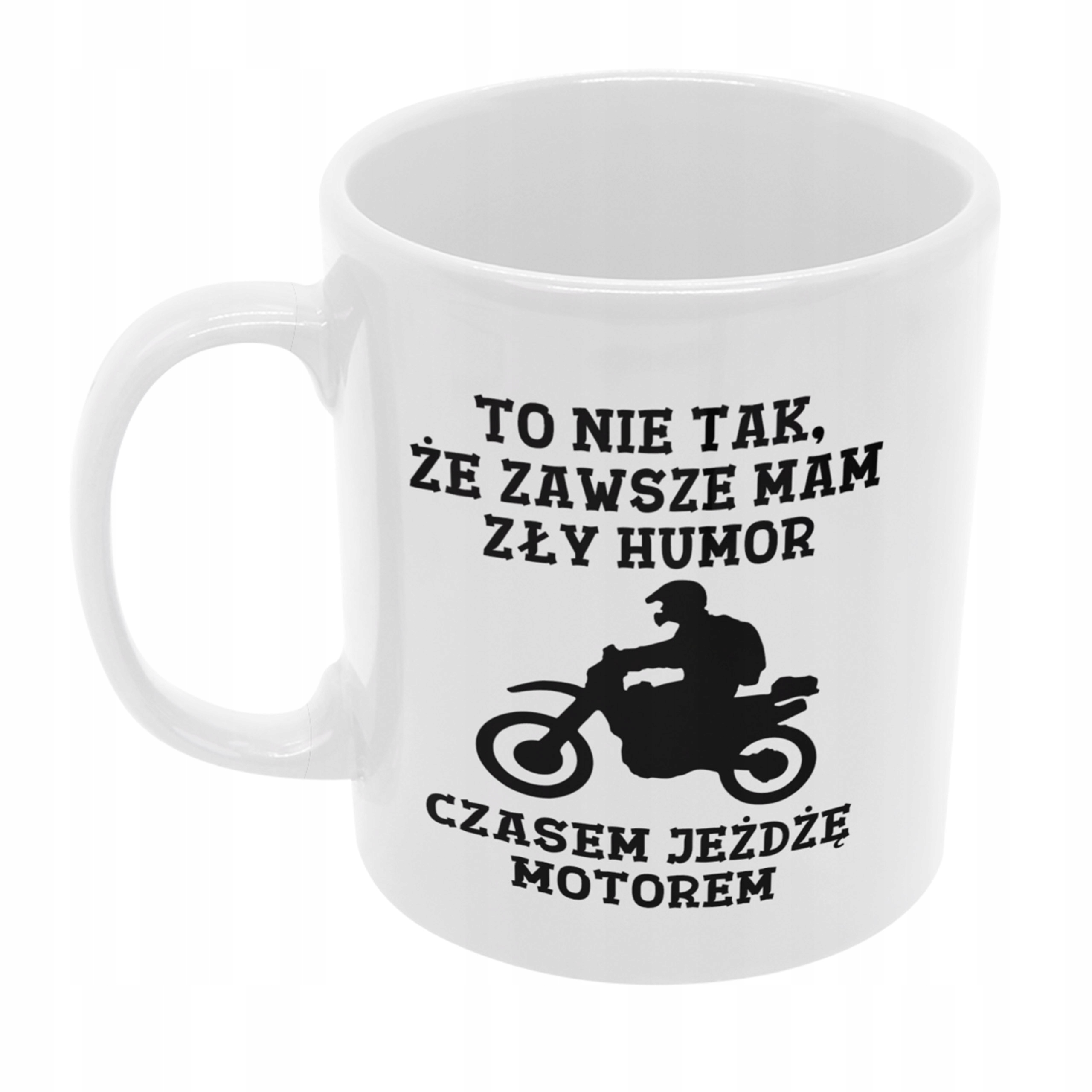 

Kubek Motycyklisty motor motorem święta