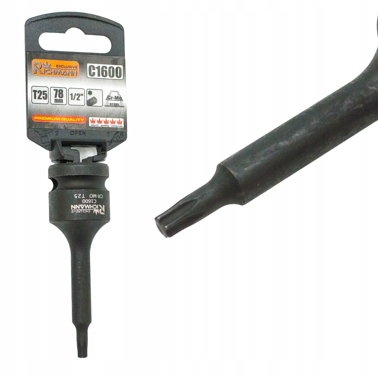 Nasadka Udarowa Torx 1/2 T25 78mm C1600