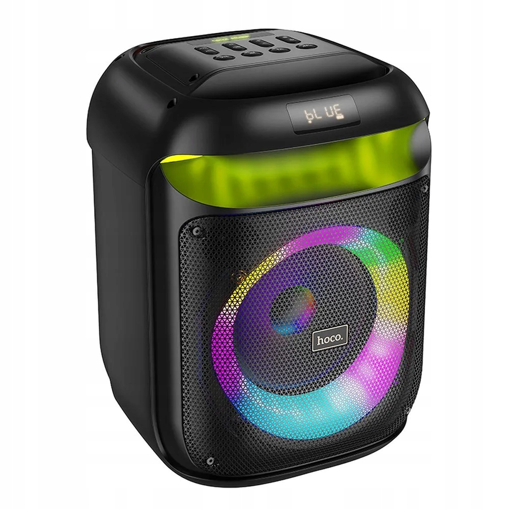 Hoco zestaw karaoke bezprzewodowy głośnik 2 x bezprzewodowe mikrofony H