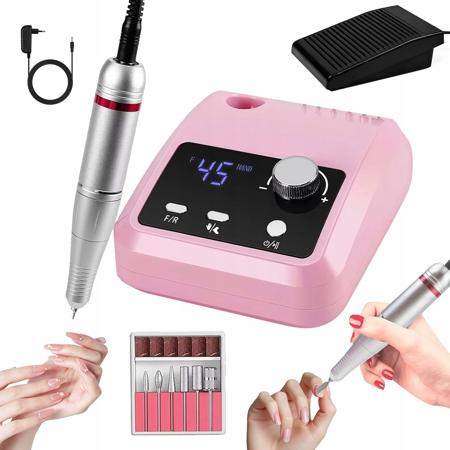 Bruska Na Manikúru S Ergonomickou Rukojetí A Pedálem