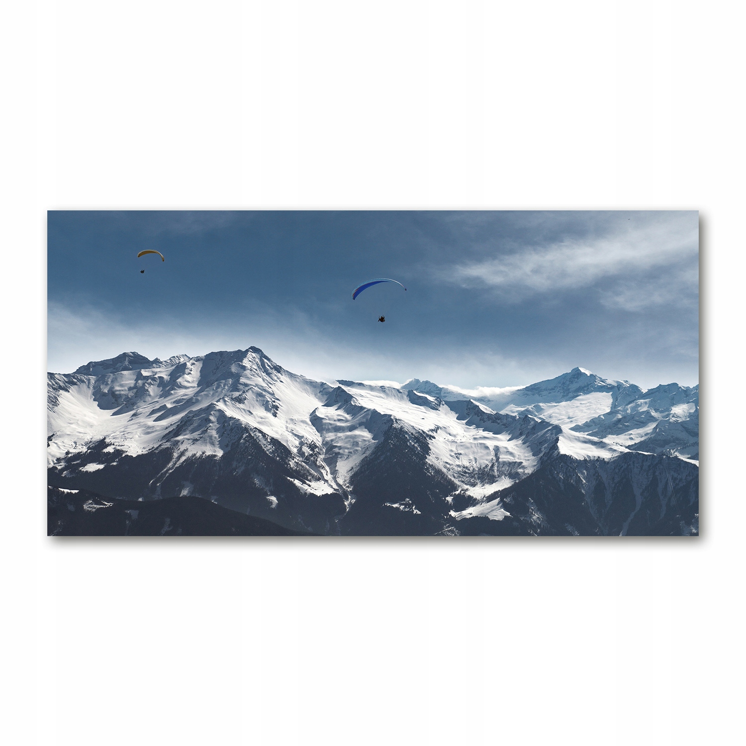 

Foto-obraz akryl Paralotnie Alpy zdjęcie 140x70 cm