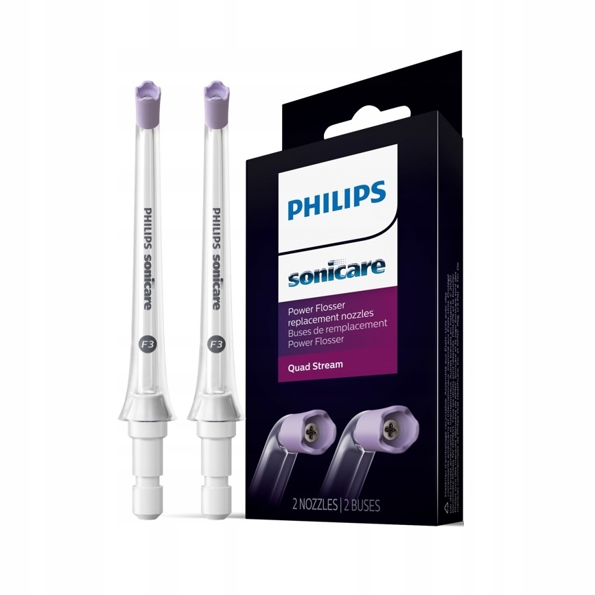 Końcówki do irygatora Philips Sonicare nasadka F3 Flosser 2szt HX3062/00