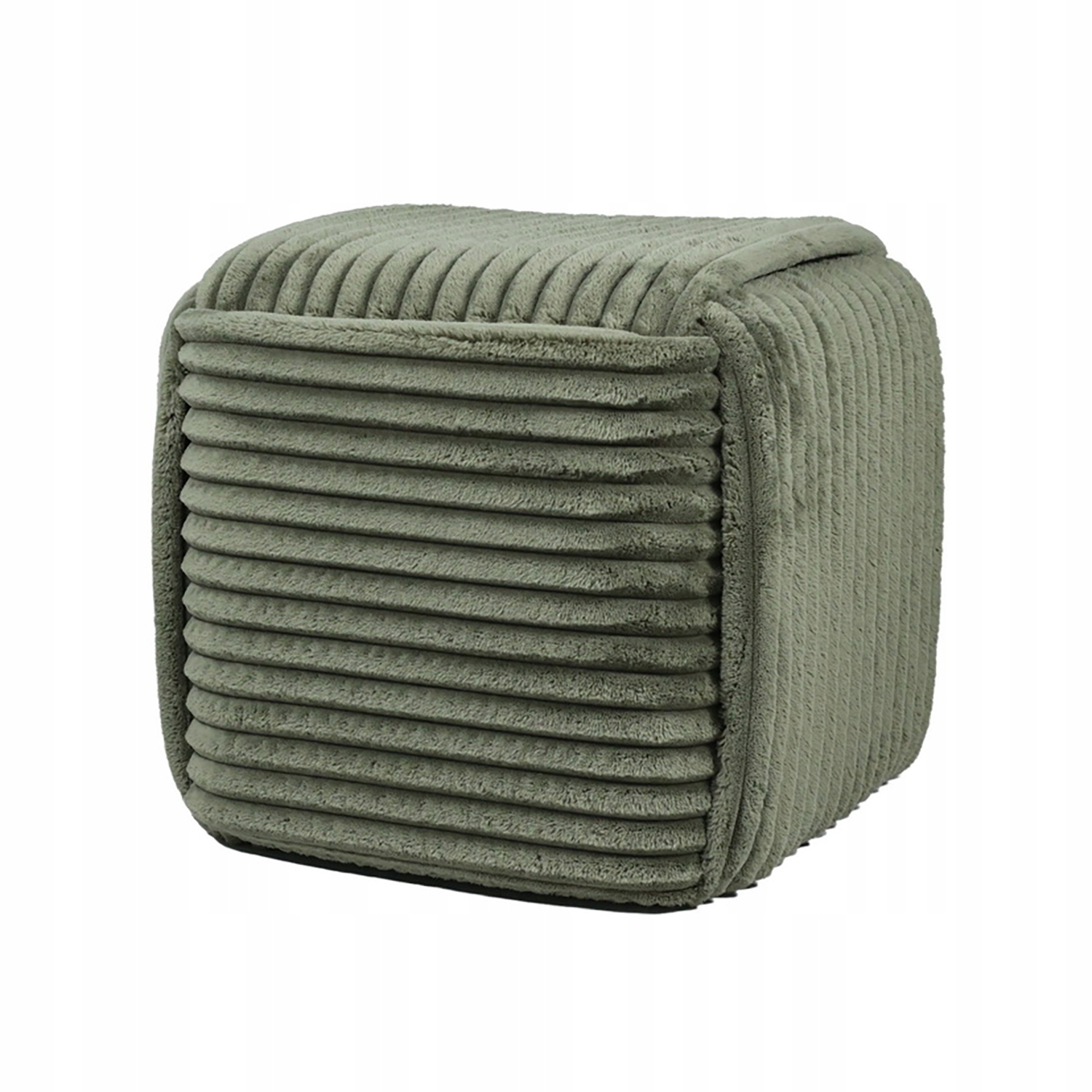 Puf Wiki 43x43x38 cm – zelený, moderní akcent