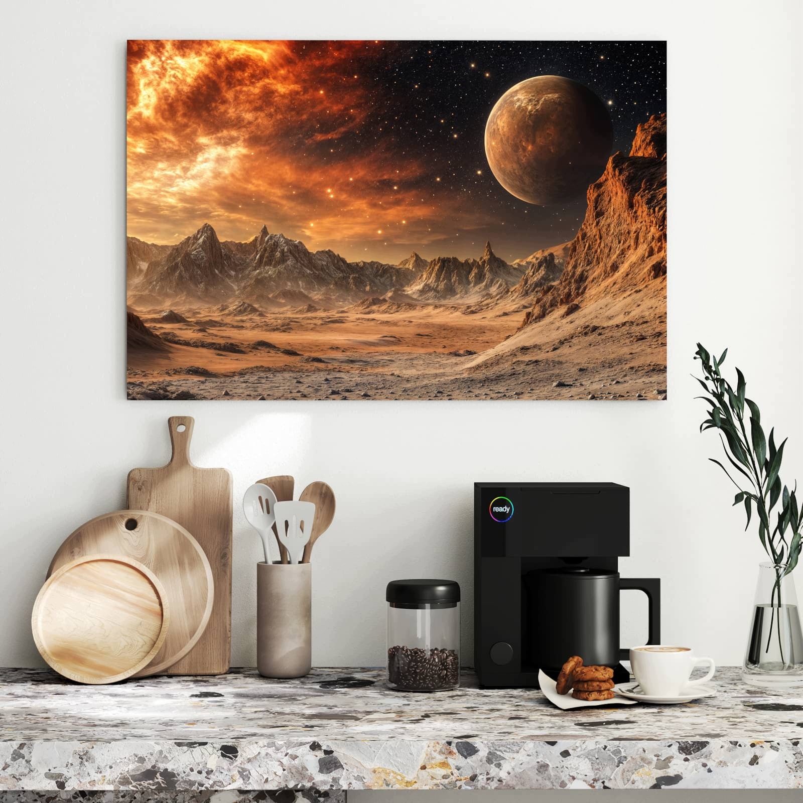 Magnetická tabule Obcy Planeta 90 × 60 cm