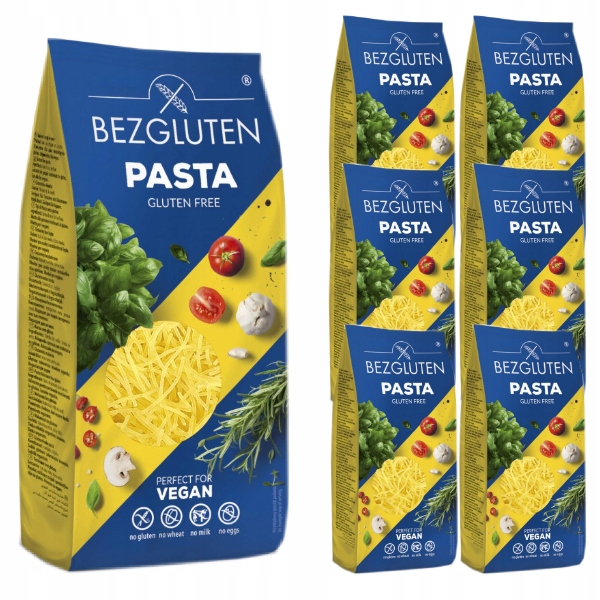 6 x Bezgluten těstoviny Vermicelli (hrubá nit) 2 Bezgluten