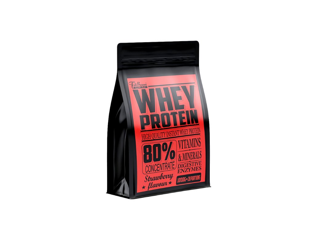 FitBoom Whey Protein 1000g strawberry