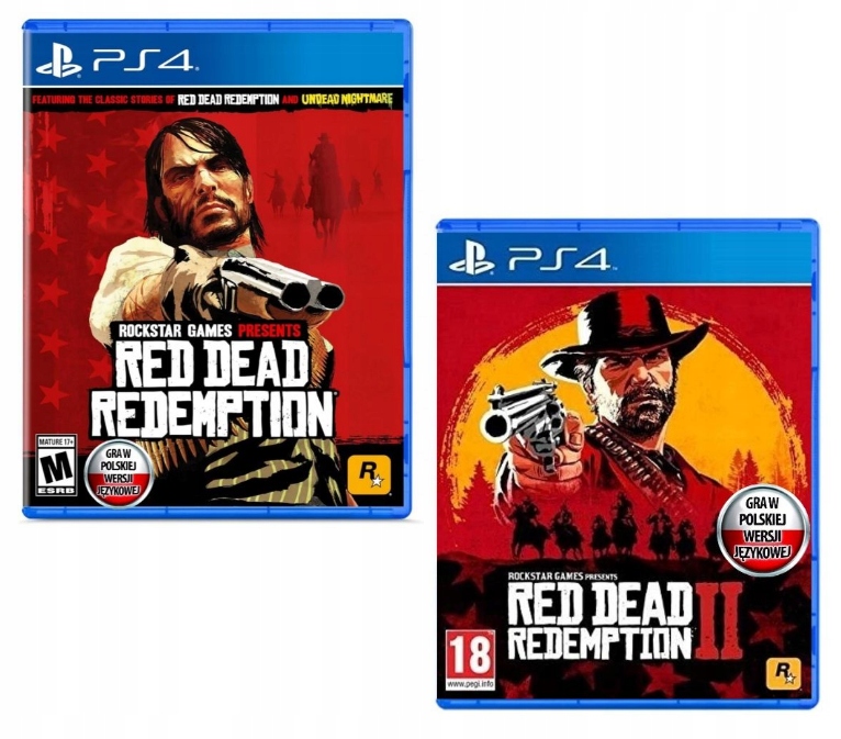 Red Dead Redemption Red Dead Redemption II PS4 PS5 po Polsku Nowa