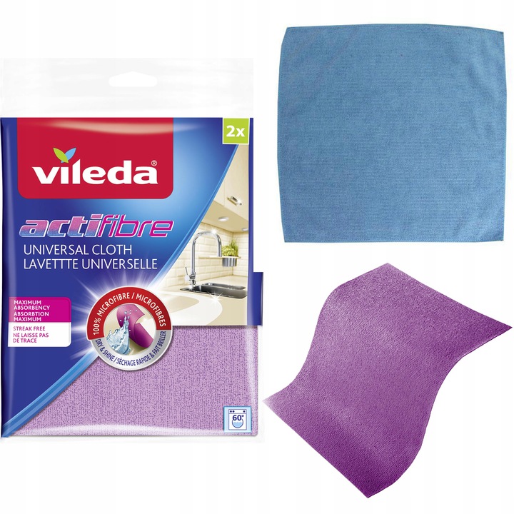 

Ściereczka Vileda Actifibre suchość i połysk 2 szt
