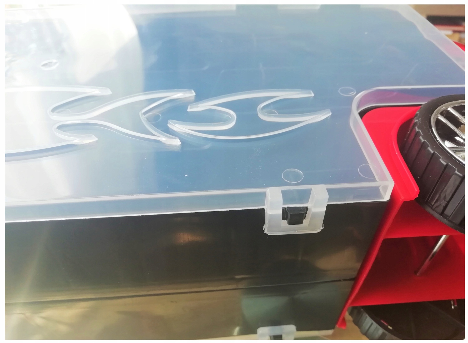 Ciężarówka Auto Laweta Resoraki z WYRZUTNIĄ METAL Transporter na Autka Długość 55 cm