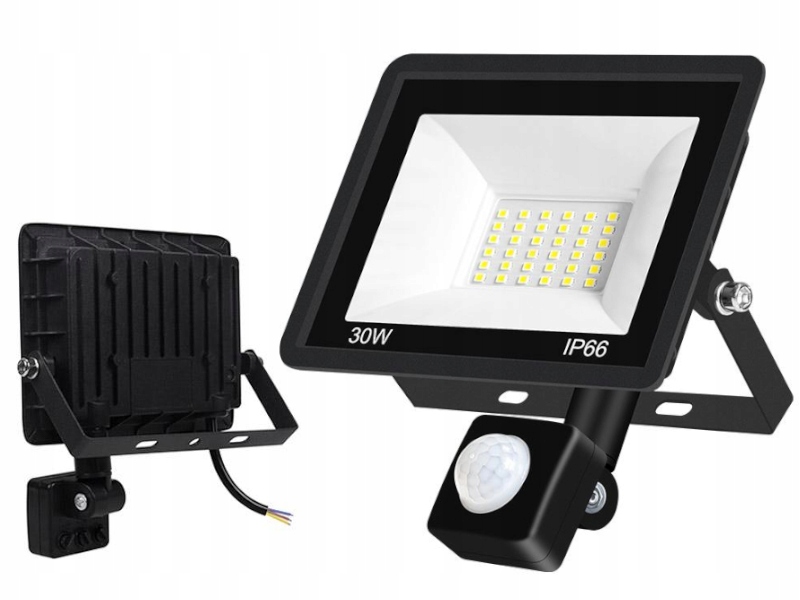 Hermetický venkovní zářič 30W IP65 Detektor