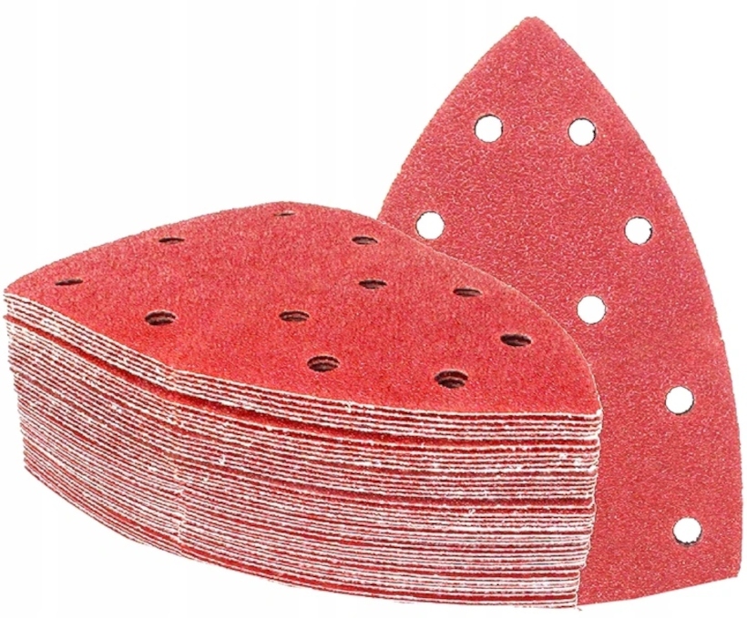 Papier Ścierny Delta Trójkąt Na Rzep Do Drewna Metalu Szpachli Rdzy 150x100