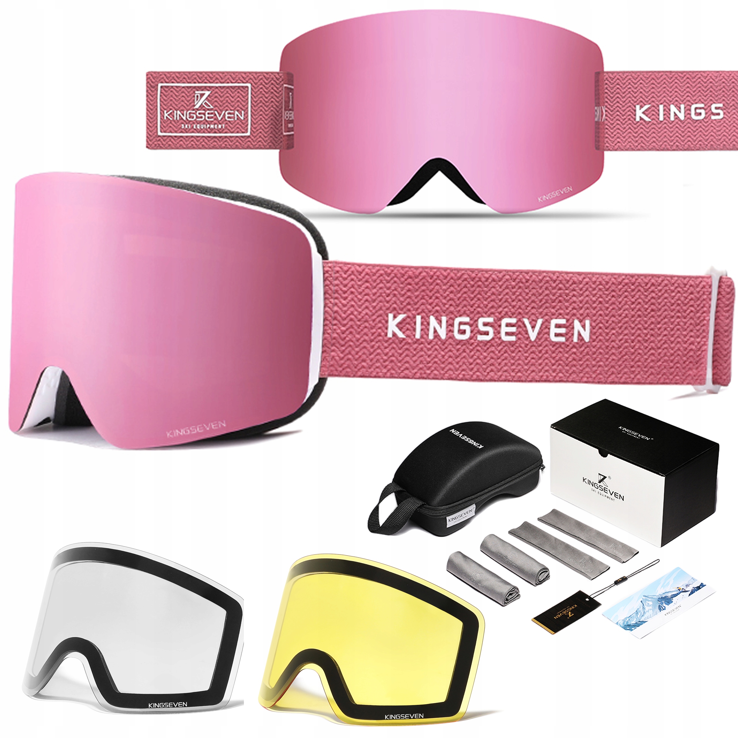 Lyžařské Brýle Snowboardové Brýle Na Lyže Snowboard Vyměnitelné Skla