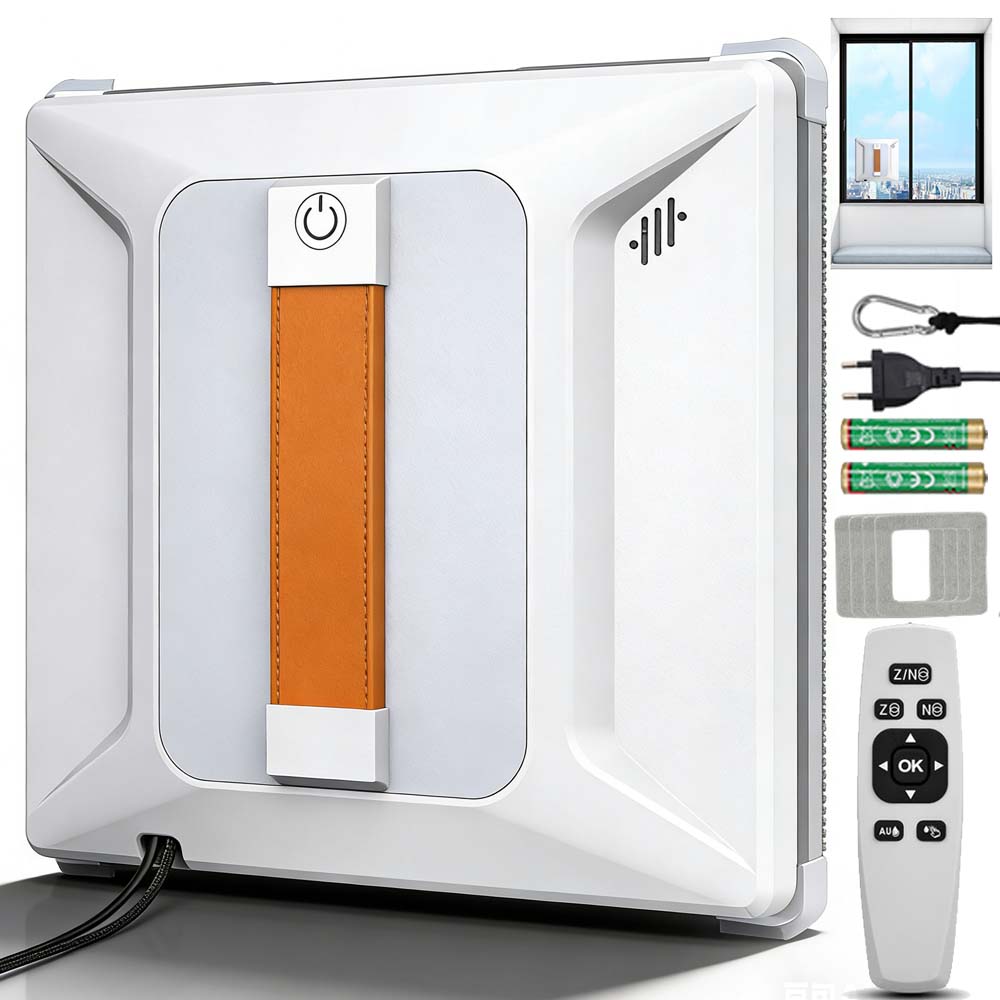 Inteligentny Robot Do Mycia Okien Szyb Myjka Z Czujnikiem Krawędzi 6000PA