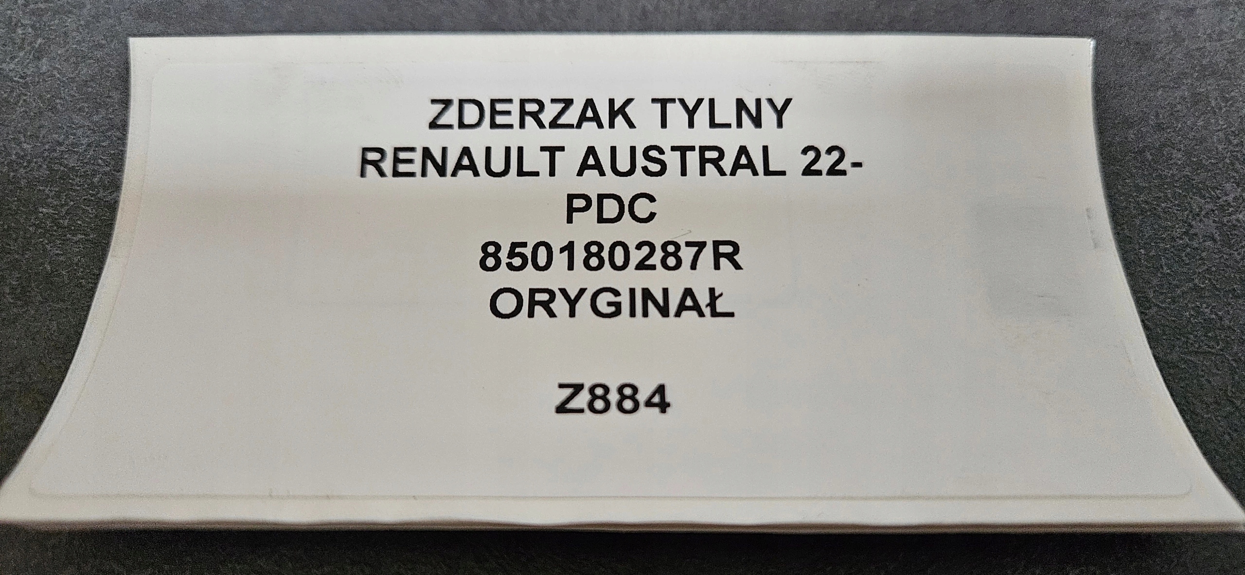 Paraurti posteriore RENAULT AUSTRAL 22- PDC Originale