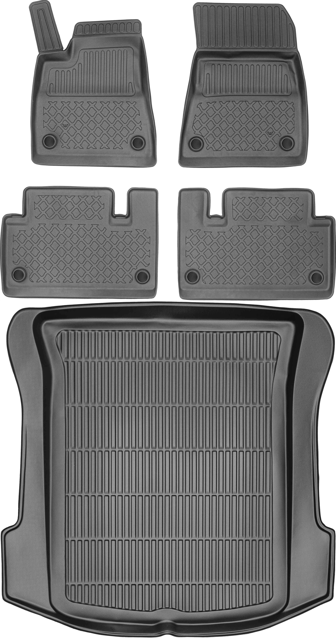 Tesla 3 Sedan 2017 Koberce batožinový priestor