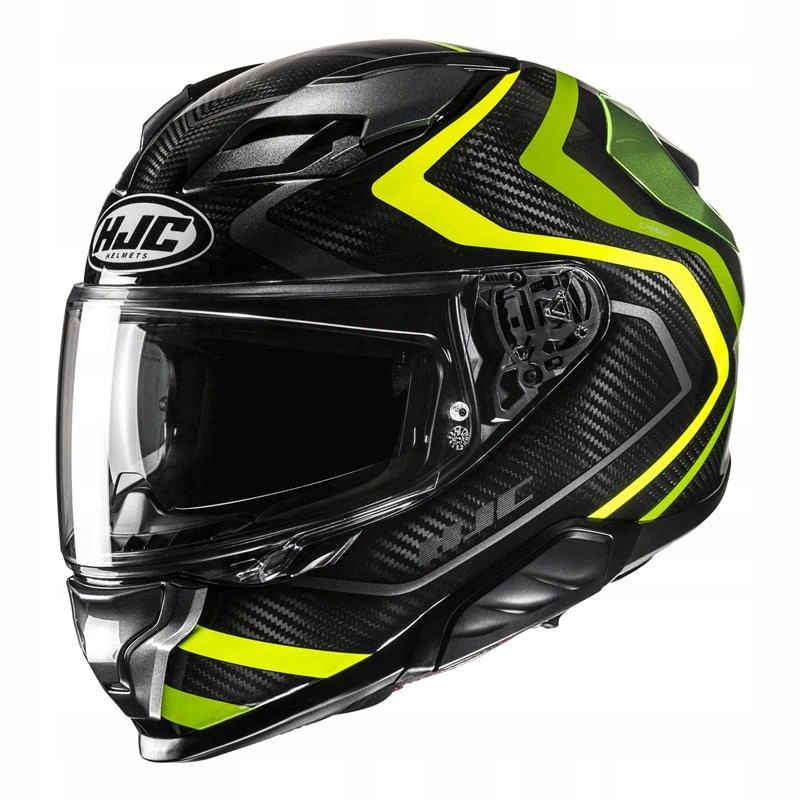 Motocyklová prilba Hjc F71 Carbon Nevio Black/green čierna zelená Darčeky