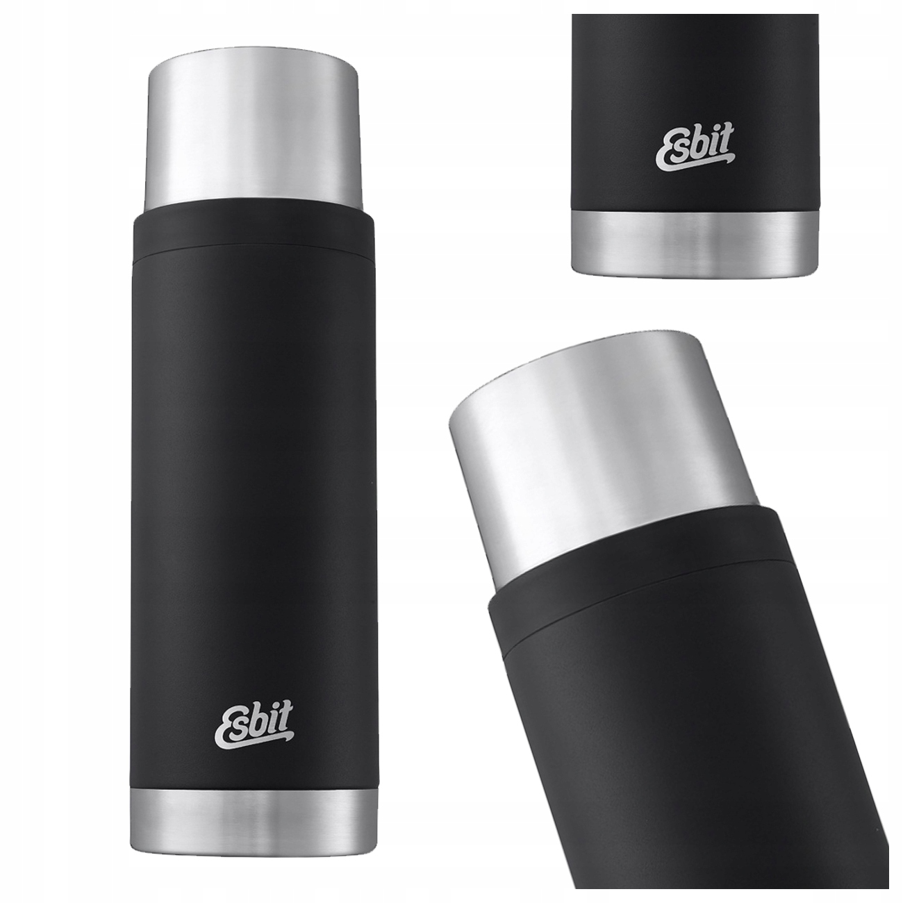 Termos Na Napoje Z Dwoma Kubkami Esbit Vacuum Flask 1L Długo Trzyma Ciepło