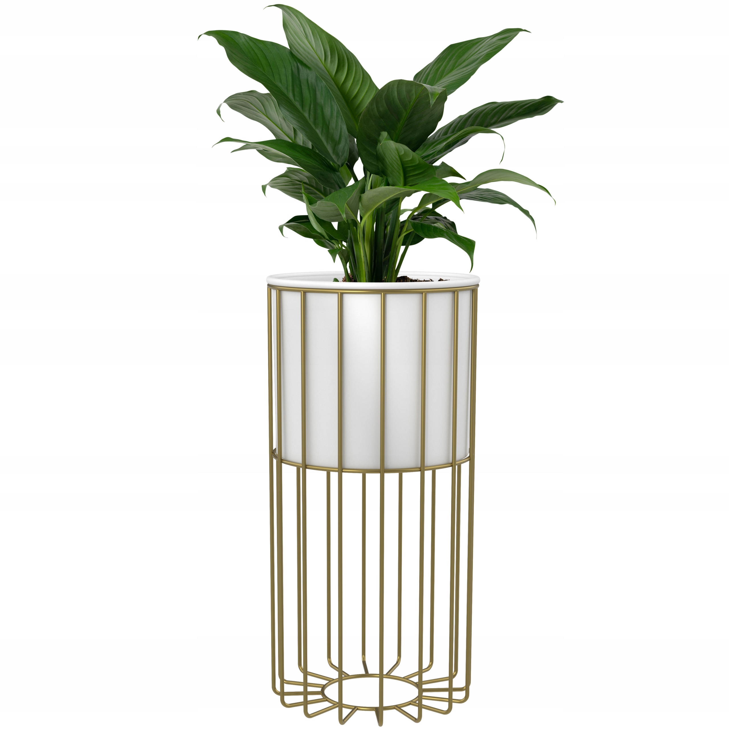 

Kwietnik metalowy stojący Gold Design Loft 42cm